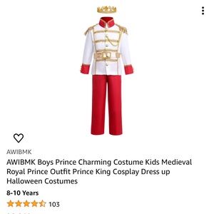 Boys Prince Charming Costume